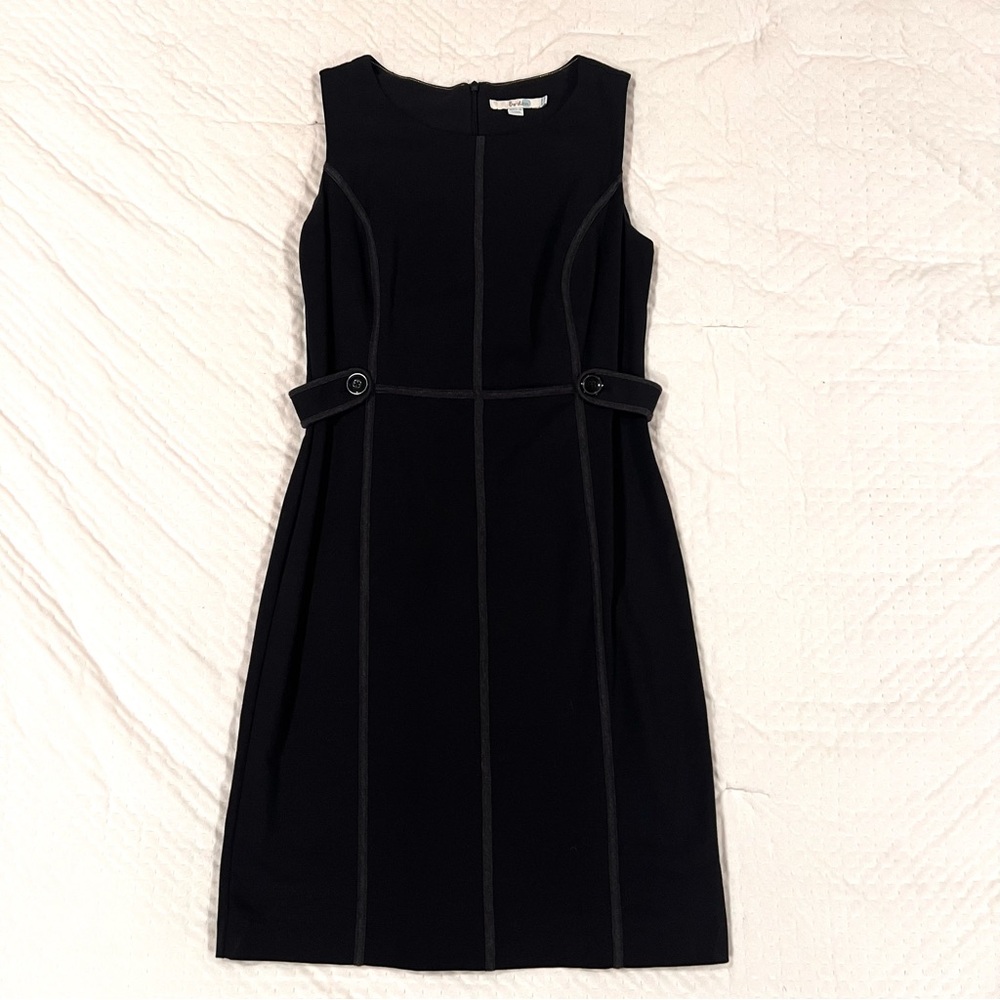 Boden Women’s Black Work Dress Size 10R Classic Zip Back